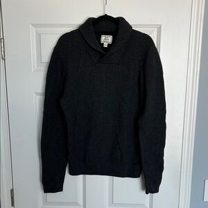 Jos. A. Bank Charcoal V-Neck Sweater for Men